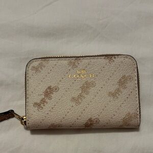 Coach Beige and Tan Women's Wallet